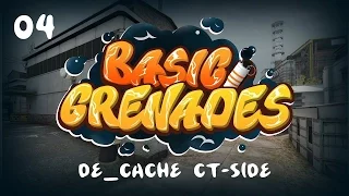 #4 Basic smoke setups for CT-side on de_cache (ENG SUBS)