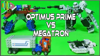 Kre-O Battle Changer Transformers Optimus Prime VS  Megatron │ Brickollection
