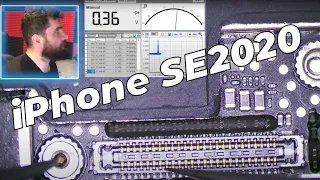 iPhone SE2020 Brak pełnego zasilania obwodu procesora graficznego - dwie przerwy!