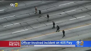 CHP officer-involved incident closes 405 freeway in Brentwood