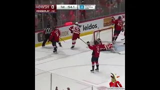 Ovechkin Scores On One Knee For Goal 738
