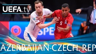 Futsal EURO Highlights: Azerbaijan 6-5 Czech Republic: watch 11 goals