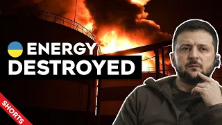 Ukrainian Energy Infrastructure Destroyed by Russian Missile, Drone Attacks #shorts