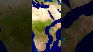 Which countries will split from Africa?
