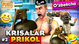 🤣PUBG - KRISALAR PRIKOL #2 ● KICHKINA KRISA 😍O'ZBEKCHA DUBLYAJ PRIKOL 2022