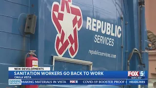 Sanitation Workers Return To Work As Strike Ends