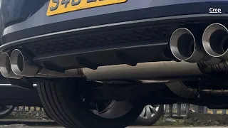 VW golf R -  Custom exhaust