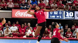 2023.10.01 #5 Louisville Cardinals at NC State Wolfpack Volleyball