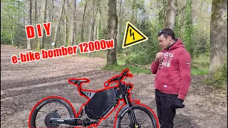 DIY e-bike bomber 12 000w fr