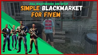 New BLACKMARKET Script 2023 | Free Illegal Script Installation | FiveM Server | 2024