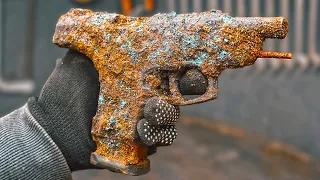 Ultimate Restoration: Watch a Broken Pistol Come Back to Life! (With Shooting Test)
