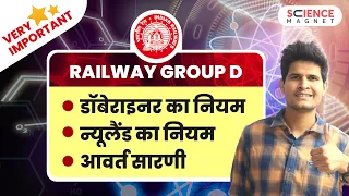 Railway Group D 🤩 Dobereiner's Triads, Newlands' Law, Periodic Table | Very Important #neerajsir