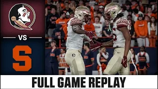 Florida State vs. Syracuse Full Game | 2022 ACC Football