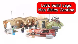 Lego Star Wars Mos Eisley Cantina - Let's build set 75052