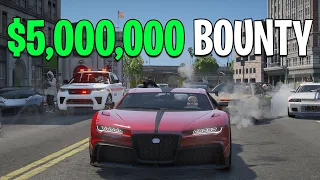 I Survived a $5,000,000 Bounty on GTA 5 RP