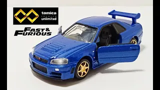 Tomica Premium Unlimited 1999 Nissan Skyline GT-R (Fast & Furious)