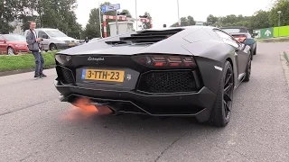 Lamborghini Aventador with LOUD Akrapovic Exhaust!