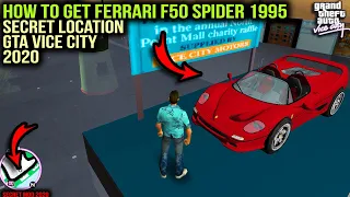 Secret Ferrari Sports Super Car Location gta vice city tips and tricks 2020 | ZenGTA | Gamingxpro