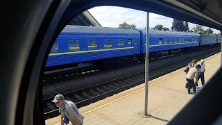 Вокруг Украины: участок Смородино - Сумы с окна поезда под стук колес
