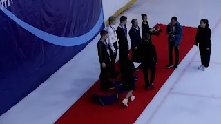 2019 Asian Open  Figure  Skating Trophy Men medal ceremony Andrew Torgashev fancam