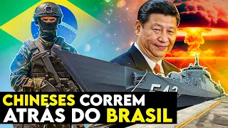 Marinha do Brasil dá resposta aos chineses sobre "deboche" do Exército Brasileiro (Felipe Dideus)