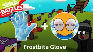 How to get the FROSTBITE GLOVE + “Ice Essence” BADGE in SLAP BATTLES 👏 [ROBLOX]