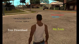 How to Take Screen Shot in GTA San - Andreas (Mod Download) || Mr.Toxic