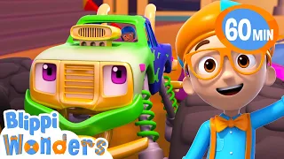 Monster Truck Action | Blippi Wonders | Rescue Adventures