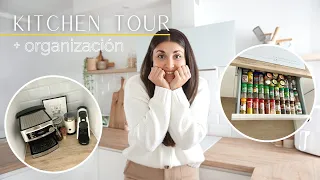 KITCHEN TOUR 2022 🍴👩🏻‍🍳 Cocina nórdica con península | DISTRIBUCIÓN + ORGANIZACIÓN de mi cocina