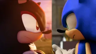 Sonic and Shadow The Hedgehog Moments from Sonic Games of 2000s