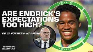 TOO MUCH pressure on youngsters? 🤔 ESPN FC on Endrick's expectations after England-Brazil