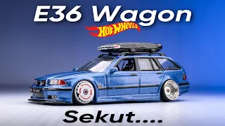 BMW E36 Wagon Convert Hot Wheels Custom Sekut Gofar Hilman at AutoKultur.id by EuroRetroEnthusiasts