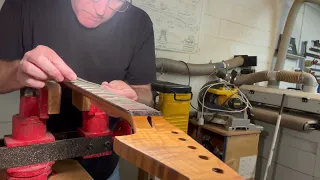 My First Electric Guitar build - Day 12