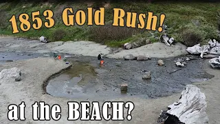 Home of an 1850's Gold Rush? - Oregon Coast Gold Panning