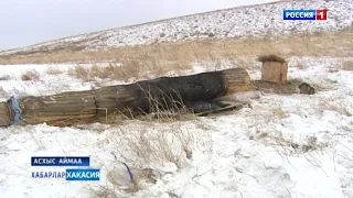 На Уйтаке очередной вандализм: спилили священный менгир