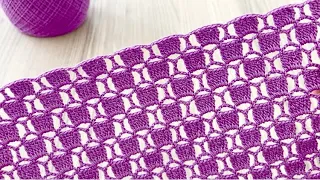 THE BEST OF RECENT TIMES - Easy Crochet Filet Shawl Tablecloth Pattern Tutorial
