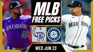 Free MLB Picks Today | Rockies vs Mariners (6/23/21) MLB Best Bets and Predictions