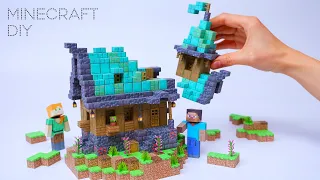 Magnetic Papercraft / Fantasy House in the Book Minecraft