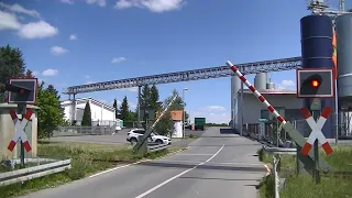Spoorwegovergang Trabitz (D) // Railroad crossing // Bahnübergang