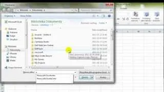 Kurs Microsoft Excel 2010 odcinek 31 - Zapisz, zapisz jako, otwórz plik Excela