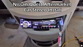 How To Install Aftermarket Car Stereo in Nissan Quest -  Pioneer DEH-X3500UI