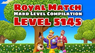 Royal Match Gameplay Level 5145 | Super Hard Level Area 70 King’s Nightmare Factory Super Light Ball