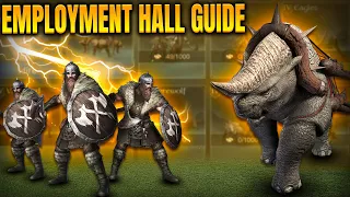 Employment Hall Guide | LOTR: Rise to War