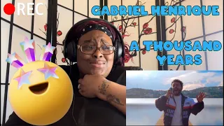 GABRIEL HENRIQUE - A THOUSAND YEARS (COVER) REACTION |OMG THIS WAS SO GOOD 🥰