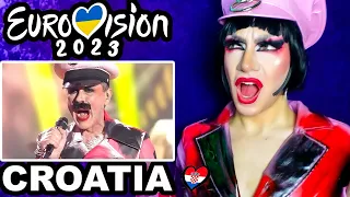 Let 3 - Mama ŠČ! - Croatia | Drag Queen Reacts to Eurovision 2023