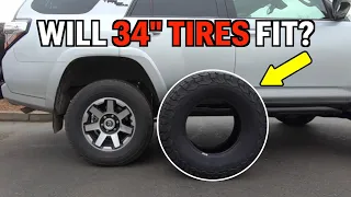 34 Inch Tires 4Runner, NO RUBBING - Fitting 34 Inch Tires on a 5th Gen 4Runner - 34s on 4Runner