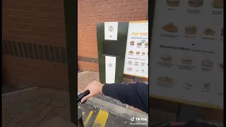 McDonald’s drive through via E-Scooter