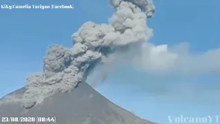 Volcano Sinabung eruption - 23/08/2020