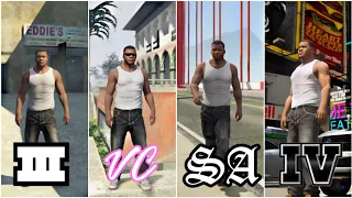 I Visited Every GTA Game[III,VC,SA,IV] in GTA V (FRANKLIN VISITS EVERY GTA MAP) | SECRET MAPS