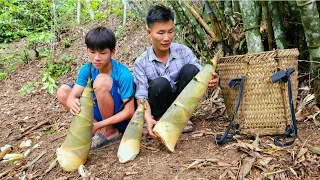 The boy who healed me - Harvest, how to make the most delicious sour bamboo shoots